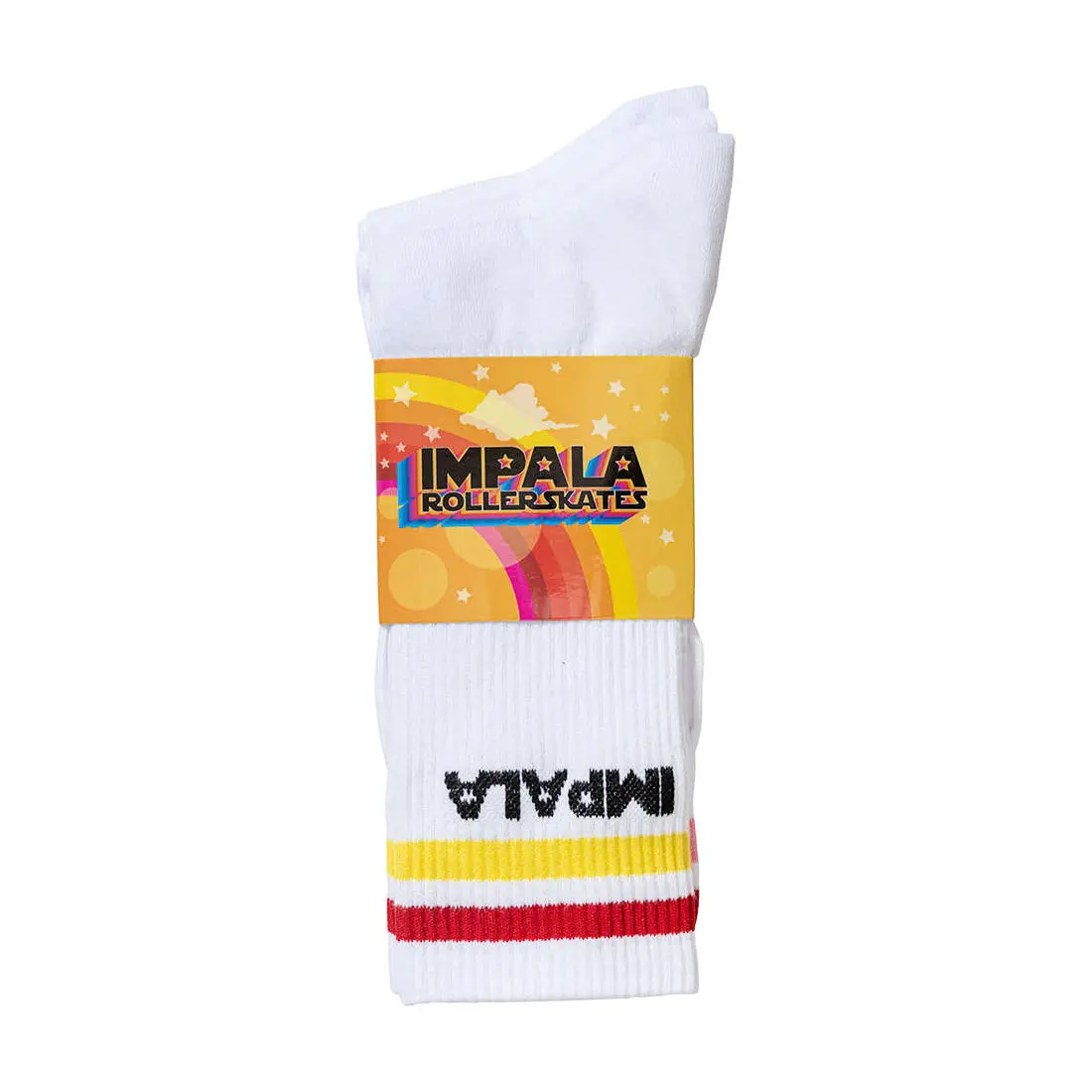 Impala Skate Crew Socks 3Pk - Multi Stripe 1