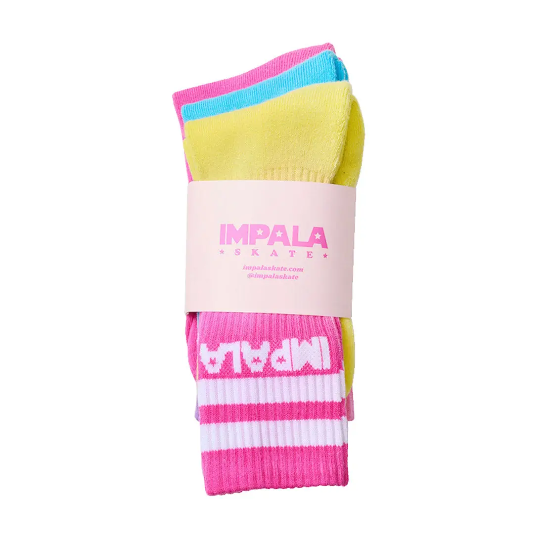 Impala Skate Crew Socks 3Pk - Tropicana 1