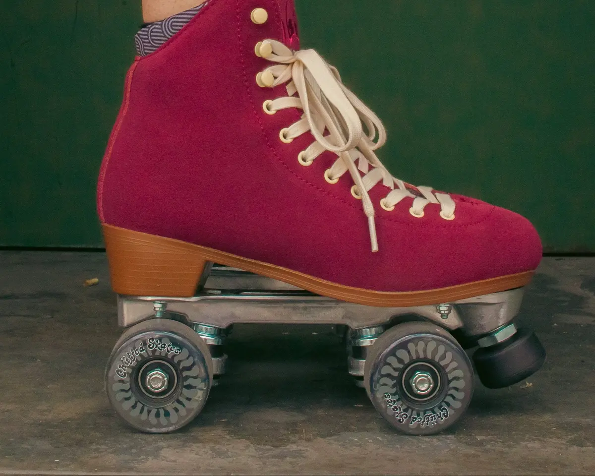 Chuffed Wanderer Skates Burgundy 1