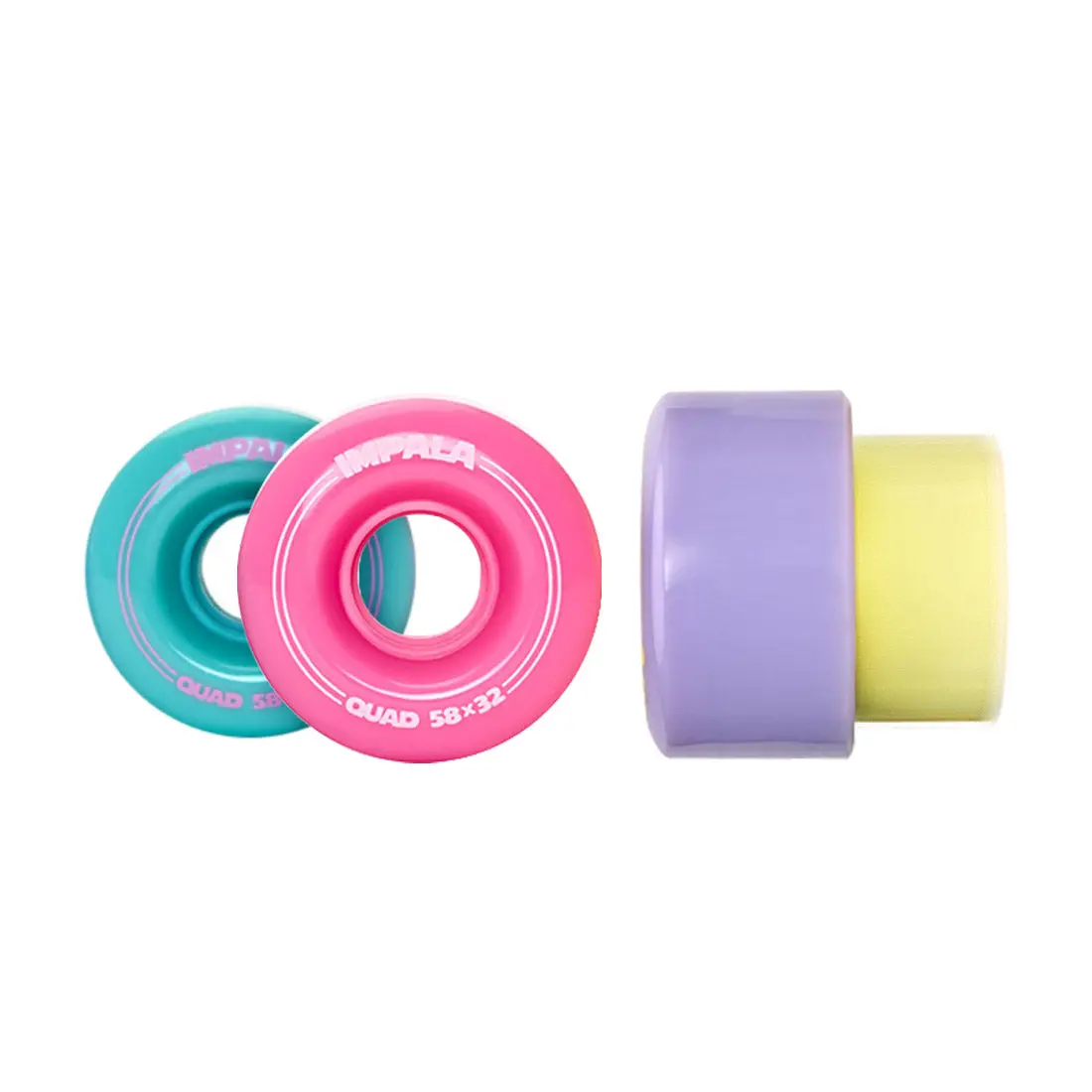 Impala 58X32mm 82A Wheels 4Pk - Multi Pastel 1