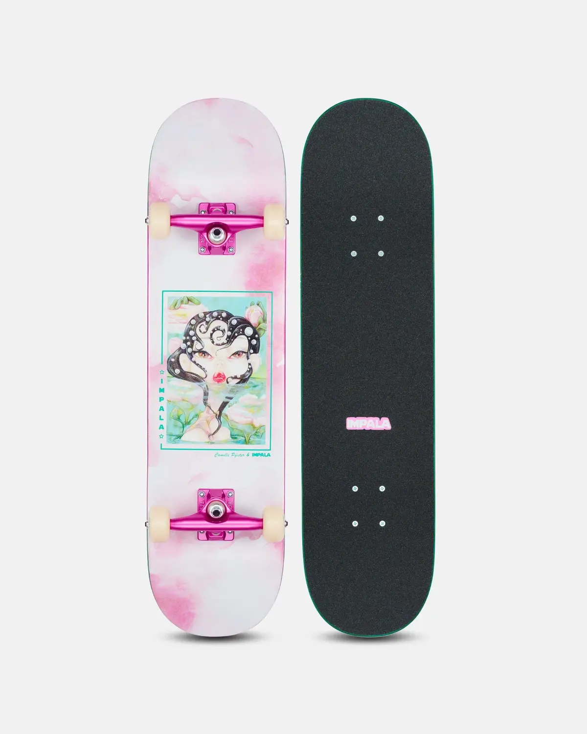 Impala Naiad Skateboard Wen/Rose 8.0" 1