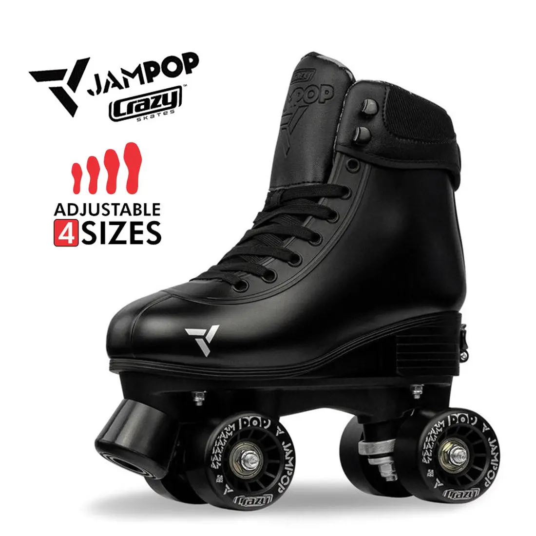 Crazy Jam Pop Black - Kids Adjustable 1