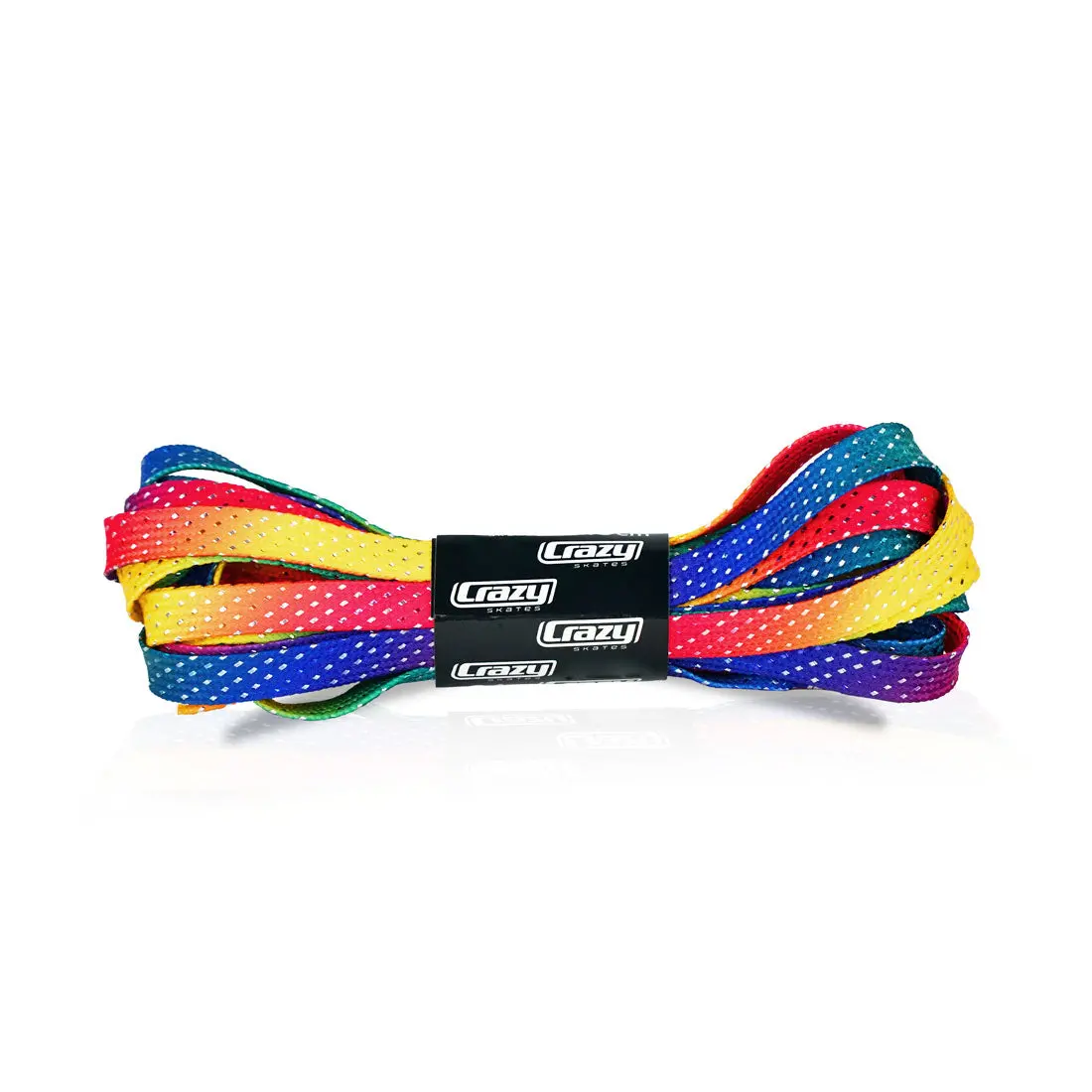 Crazy Laces - Pair - Rainbow Glitter 1
