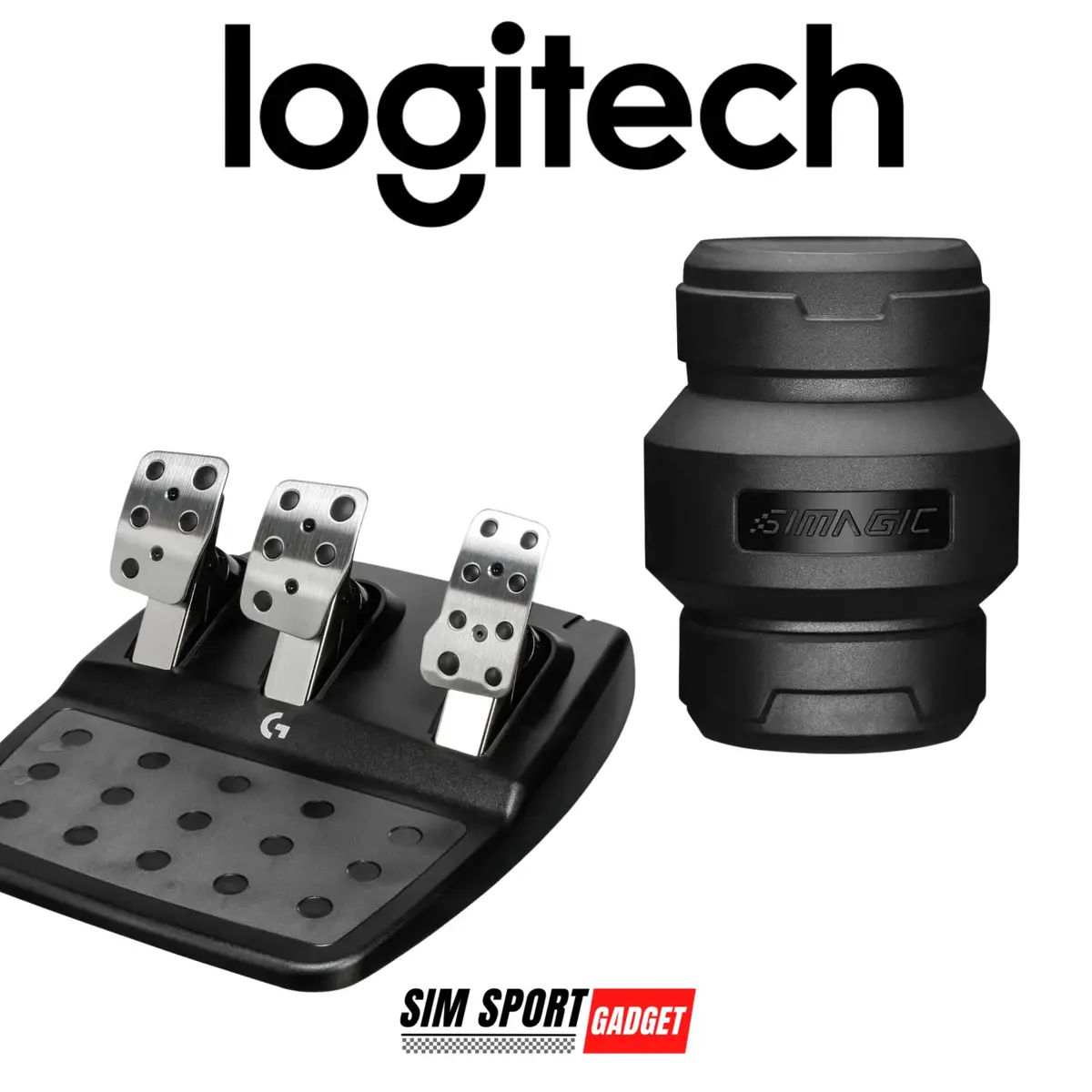 Logitech G923 Pedal Simagic P-Hpr Neo Mount 1