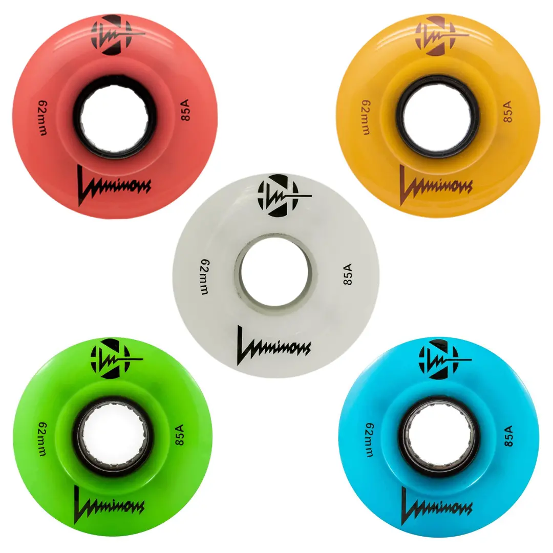 Luminous Glow Led Quad 62Mm 85A 4Pk 1