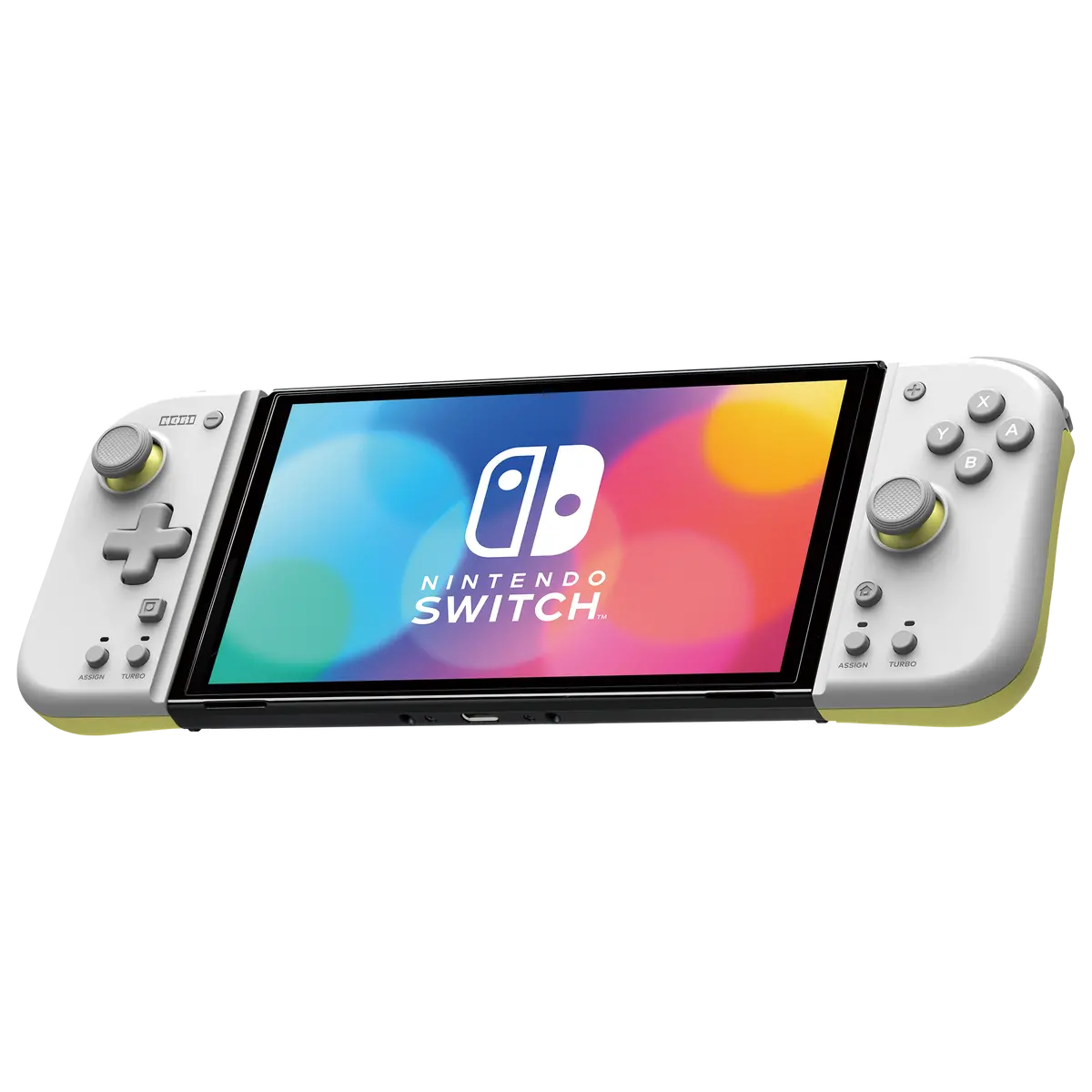 Split Pad Compact (Light Grey X Yellow) For Nintendo Switch 1