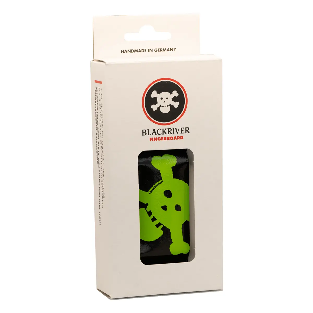 Blackriver Fingerboard Deck - Green New Skull 2
