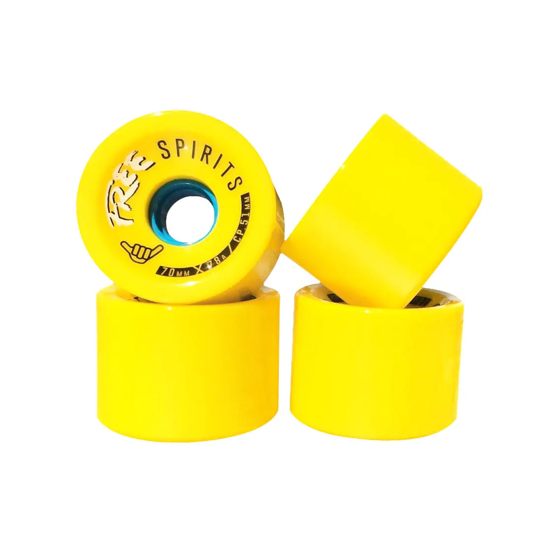 Omen Free Spirits 70Mm 78A 4Pk - Yellow 1