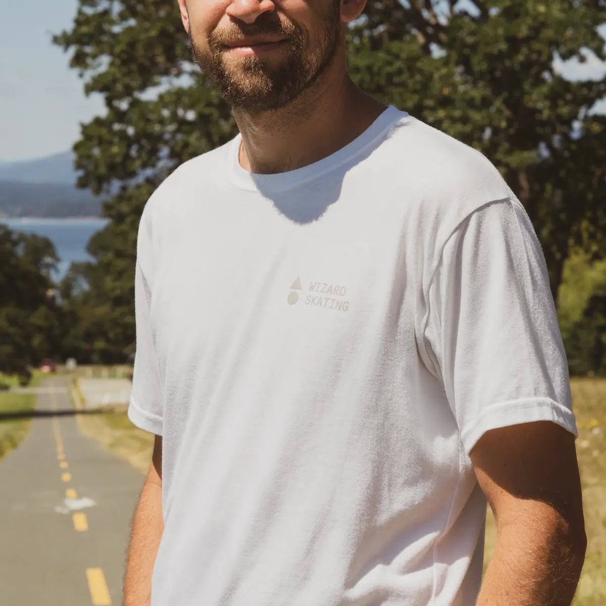Wizard Skating T-Shirt - White 1