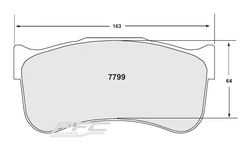 Pfc Racing Brake Pads For Porsche 991 Gt2rs Clubsport - Front 2