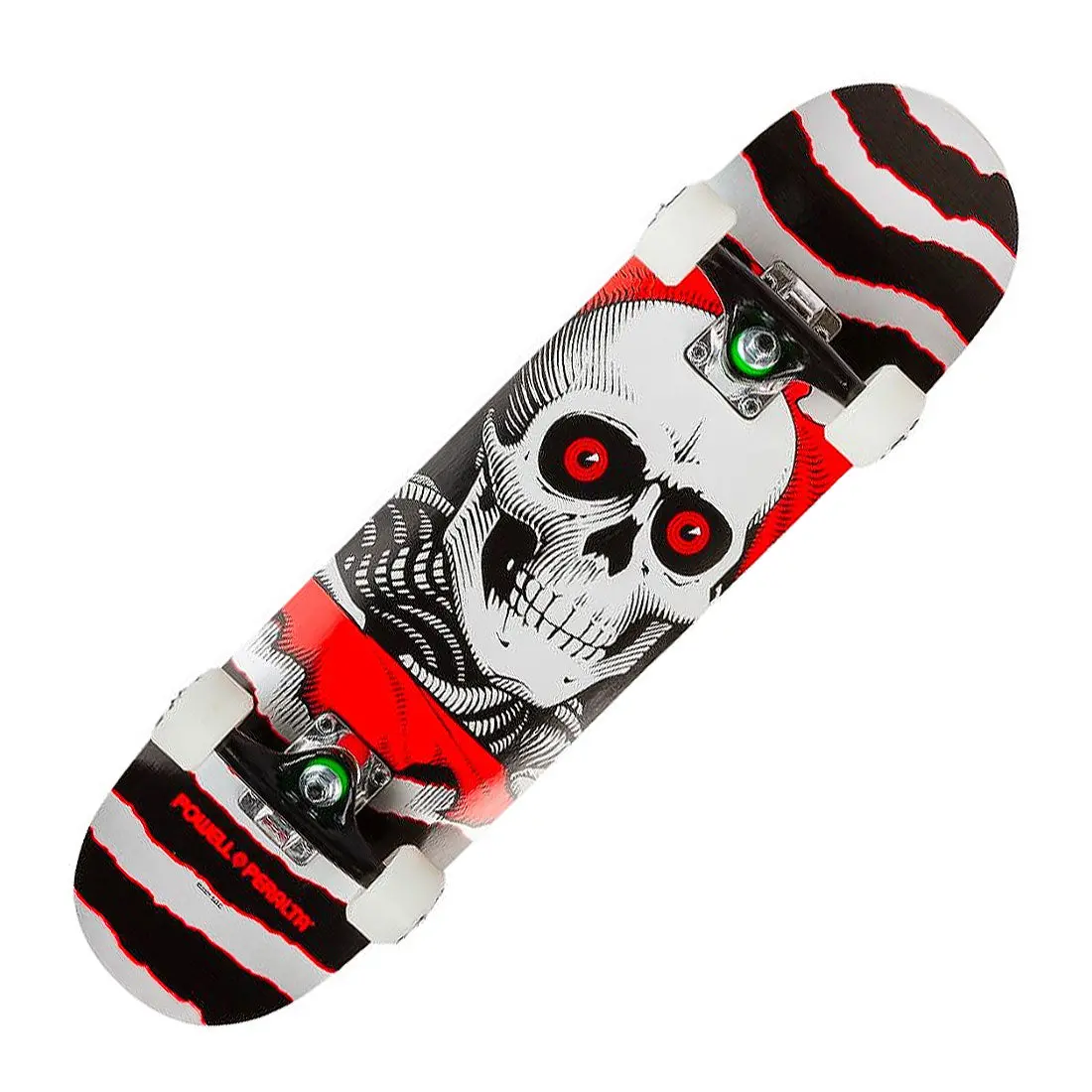 Powell Peralta Ripper One-Off 7.0 Mini Complete - Silver/Red 1