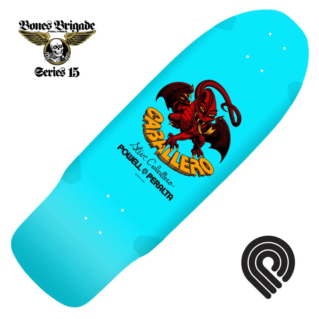 Powell Peralta Bb Caballero 15Th Series Deck - Sky Blue 1