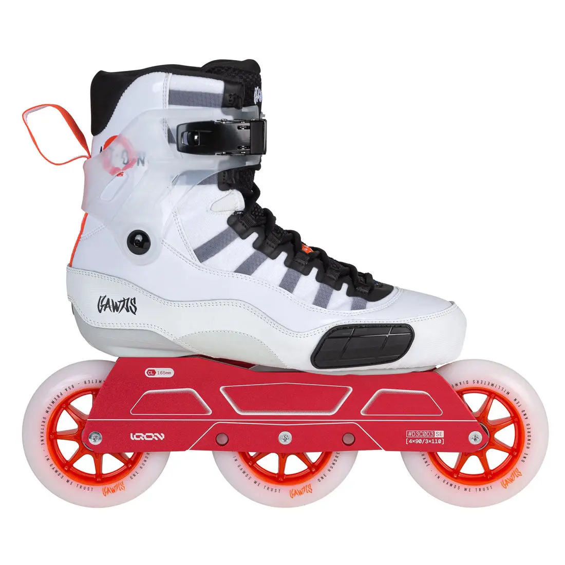 Gawds Aton Urban Skates - White/Red 1