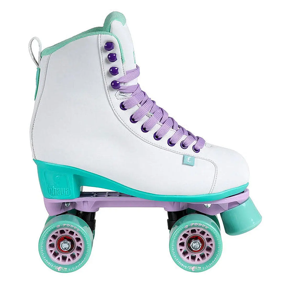 Chaya Melrose Skate - White/Teal 1