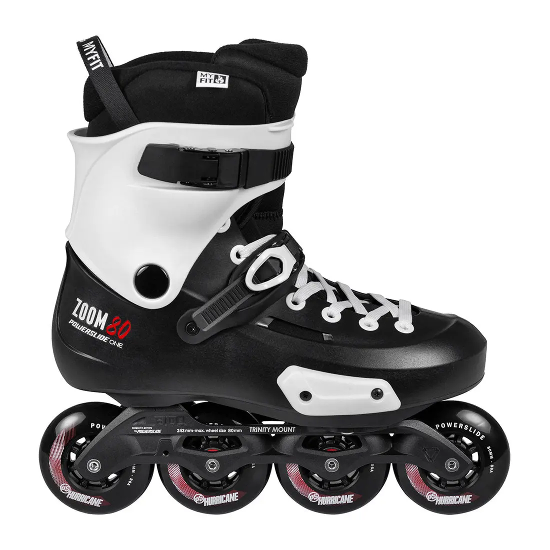 Powerslide Zoom Pro 80 - Black/White 1