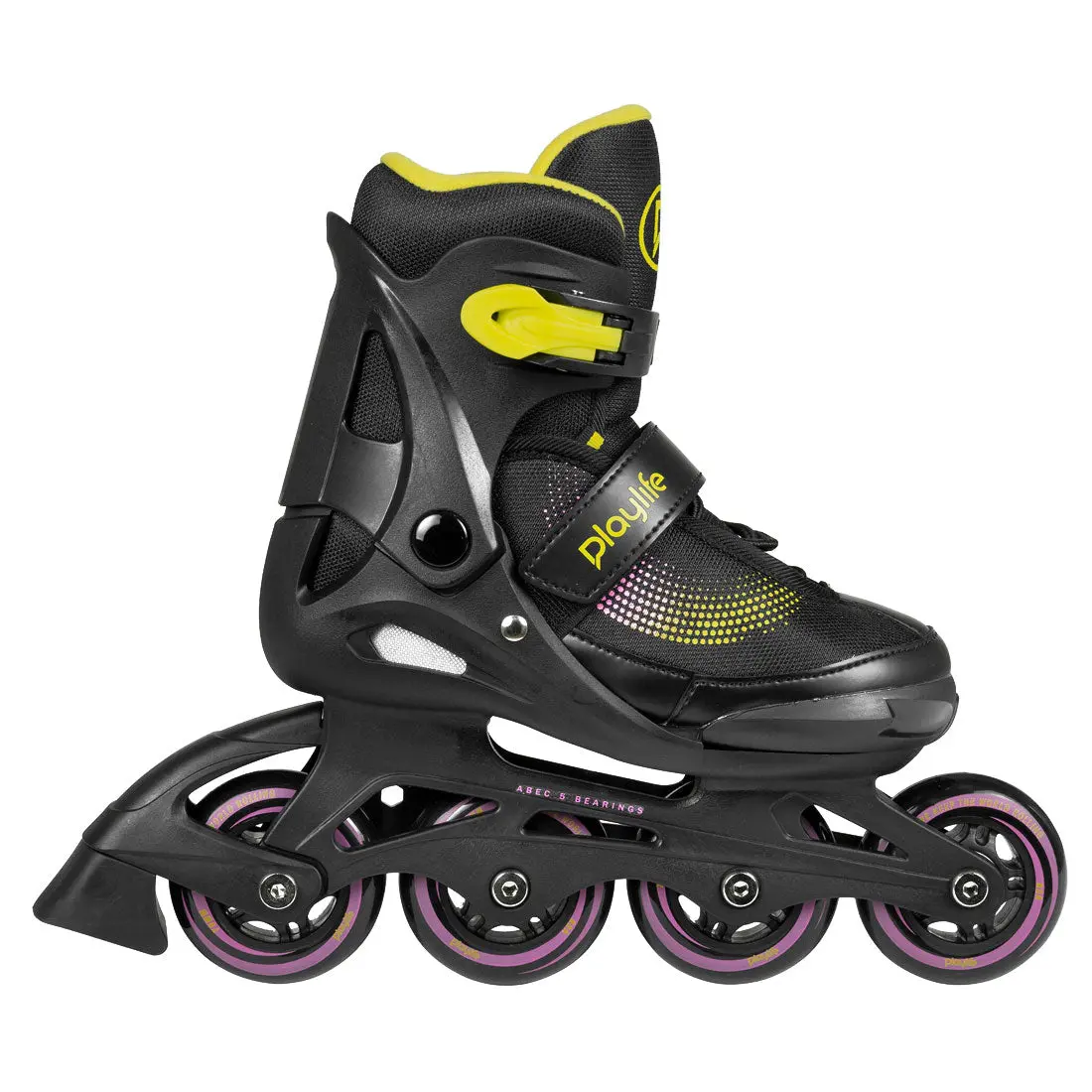 Playlife Joker Adjustable Skate - Yellow Glow 1