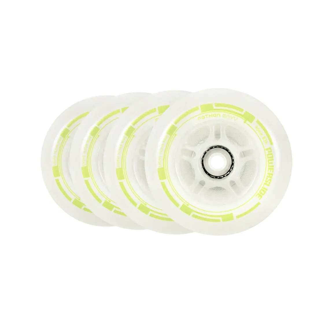 Powerslide Fothon Led Wheels 4Pk - Envy Green 1