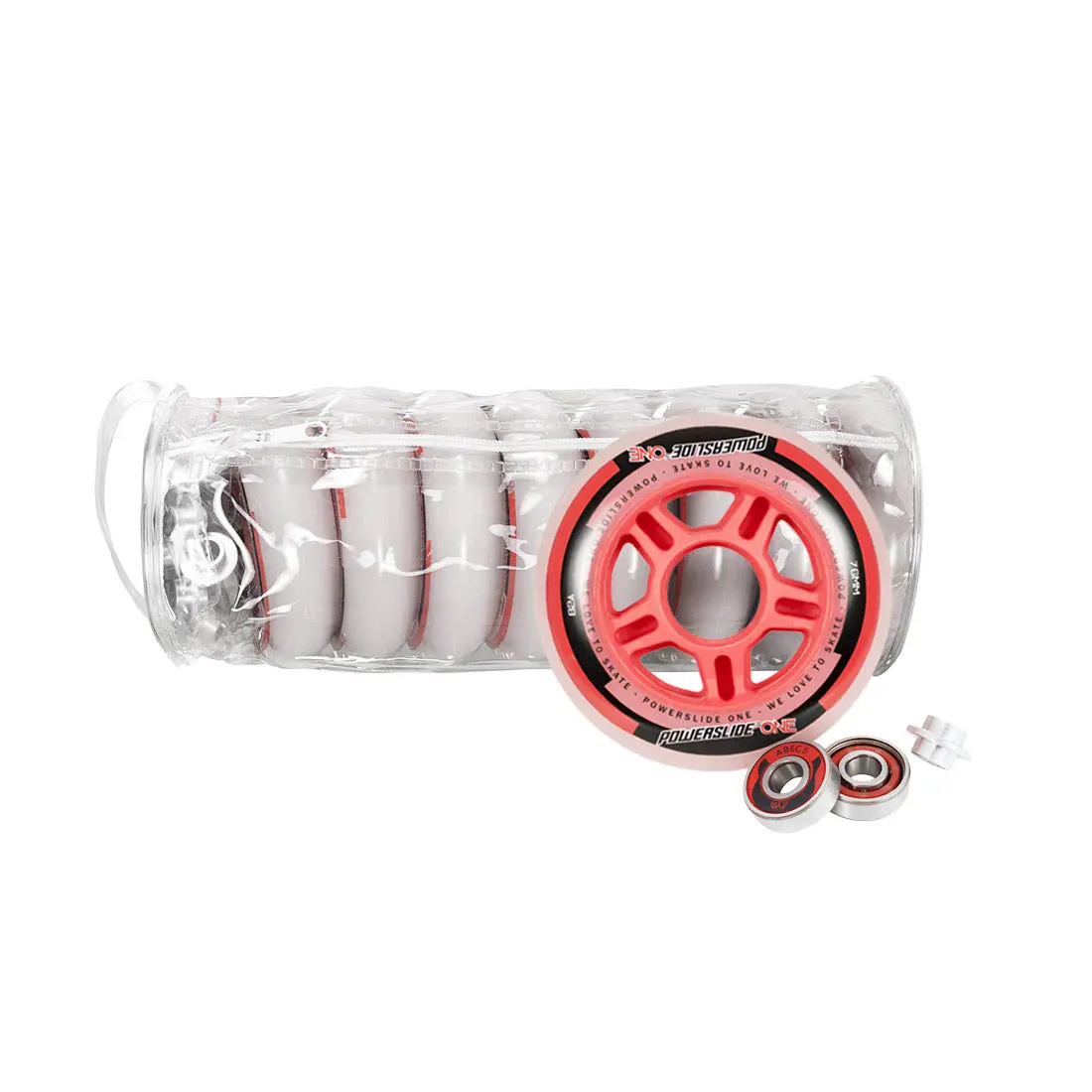 Powerslide One Wheels W/ Bearings 8Pk 1