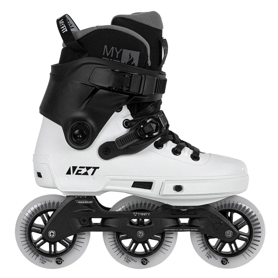 Powerslide Next 100 - Black/White 1