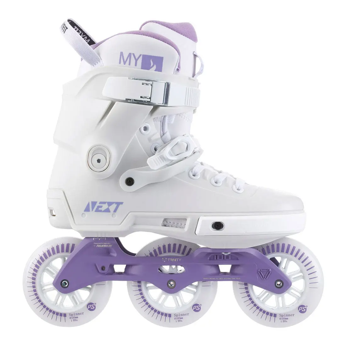 Powerslide Next 100 - Grey/Purple 1