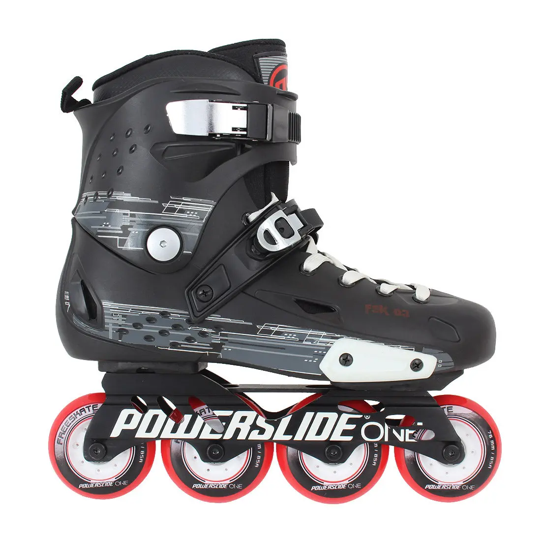 Powerslide Bronx Pro Skate - Black/Red 1