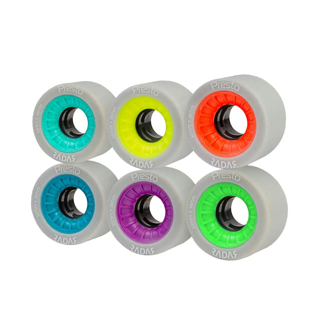 Radar Presto 59X38mm Wheels 4Pk 1