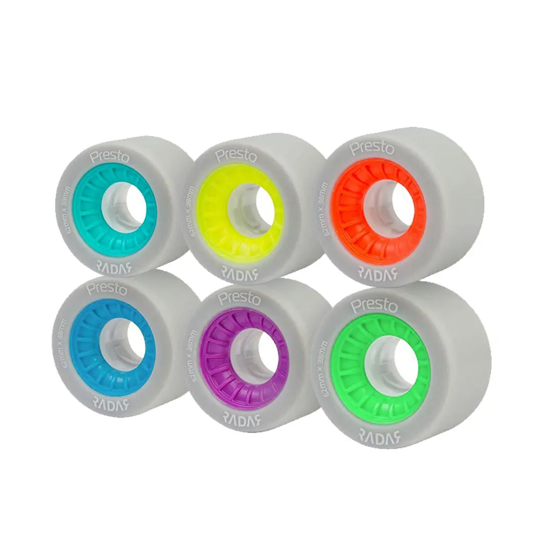 Radar Presto 62X38mm Wheels 4Pk 1