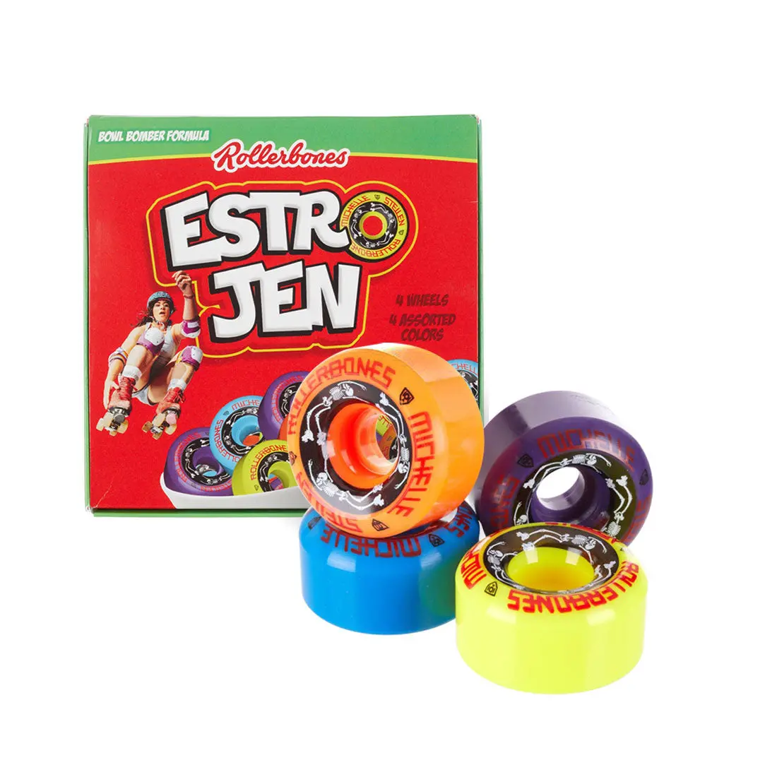 Rollerbones Estro Jen Bowl Bombers 4Pk 1