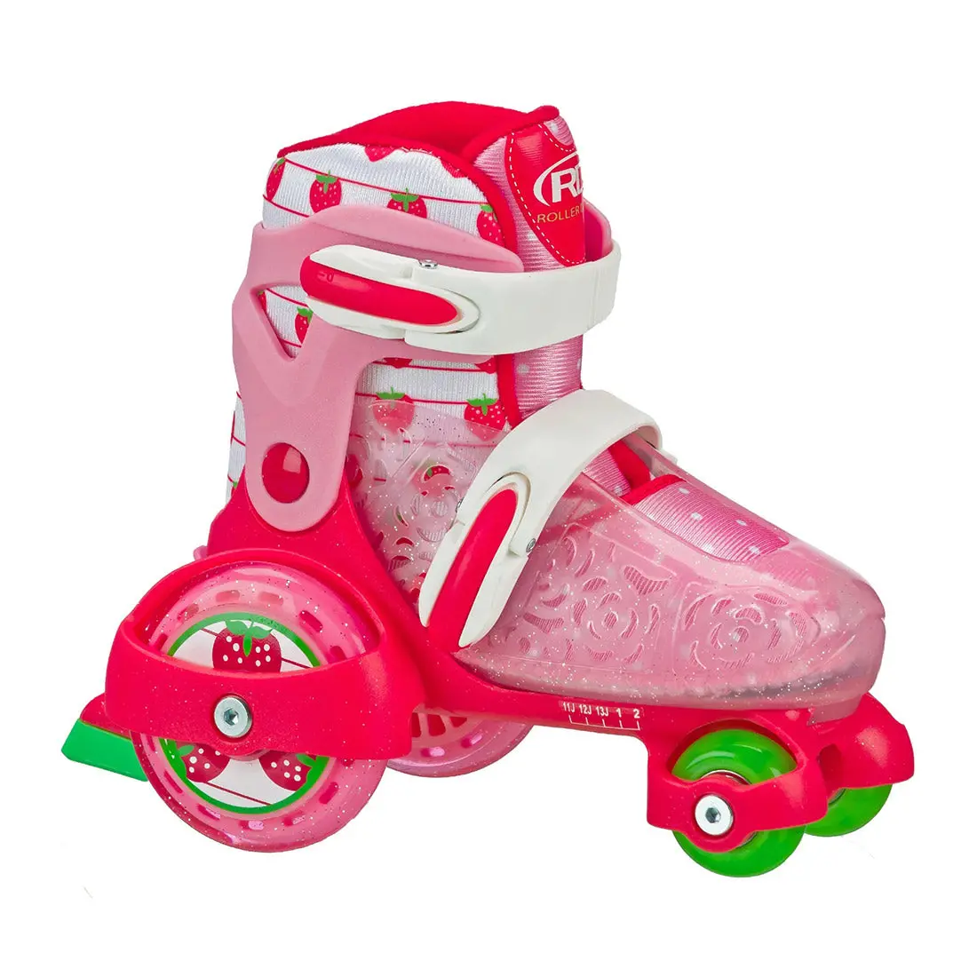 Rds Fun Roll Adjustable Skates - Strawberry 1