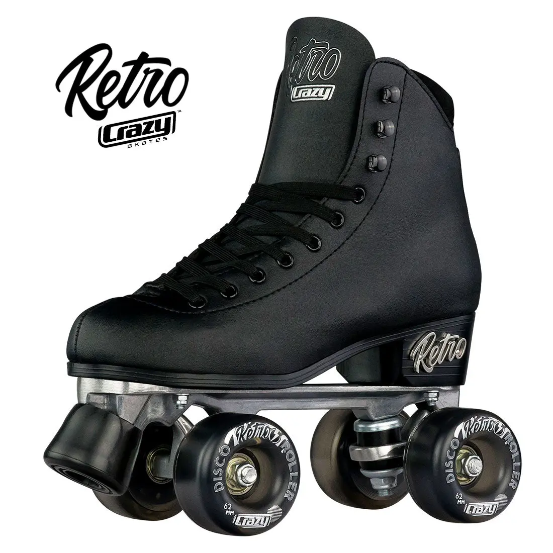 Crazy Retro Roller Black - Adult 1