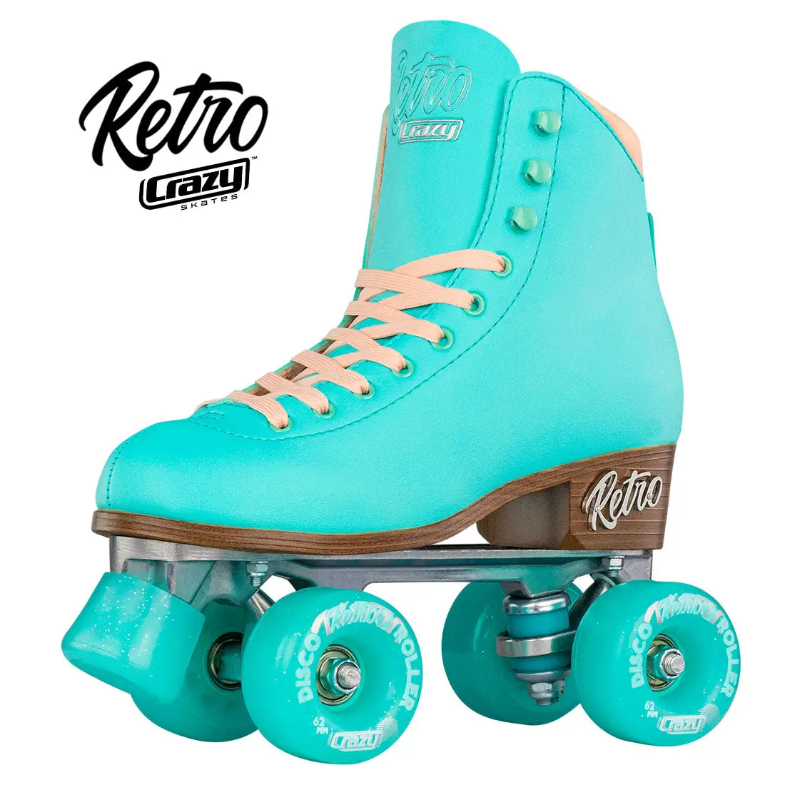 Crazy Retro Roller Teal - Adult 1