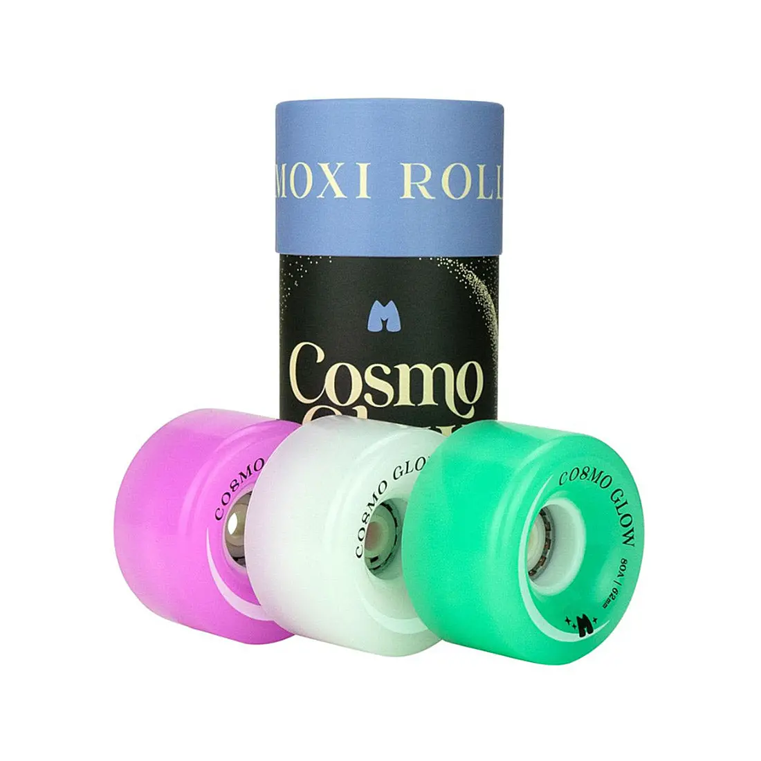 Moxi Cosmo Glow Led 62Mm 80A Wheels 4Pk 1