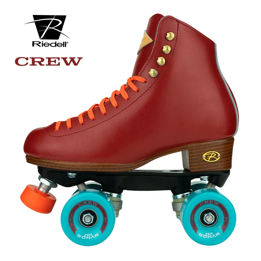 Riedell Crew Skate - Crimson 1