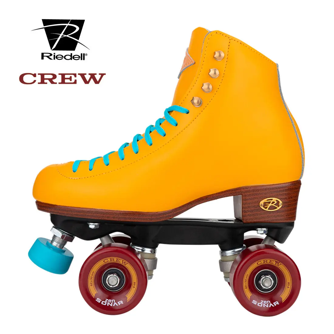 Riedell Crew Skate - Turmeric 1