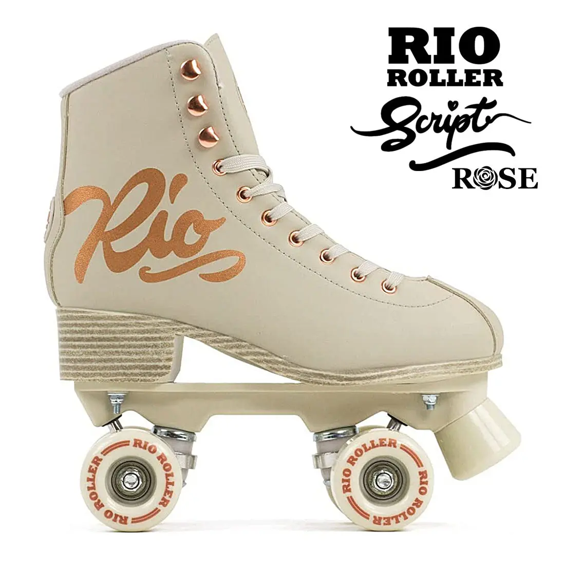 Rio Roller Script Rose - Cream 1