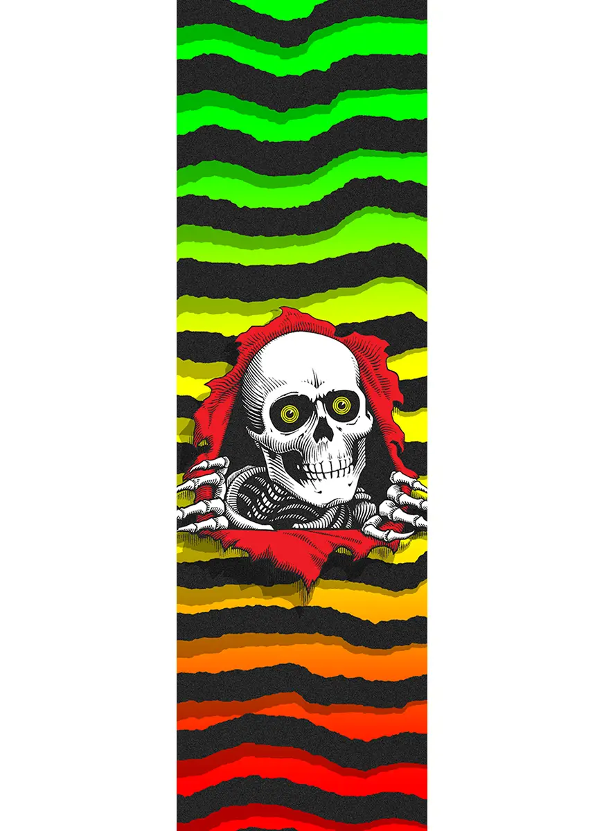 Powell Ripper Grip Tape - Rasta 1