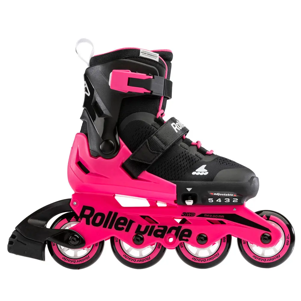 Rollerblade Microblade - Black/Neon Pink 1