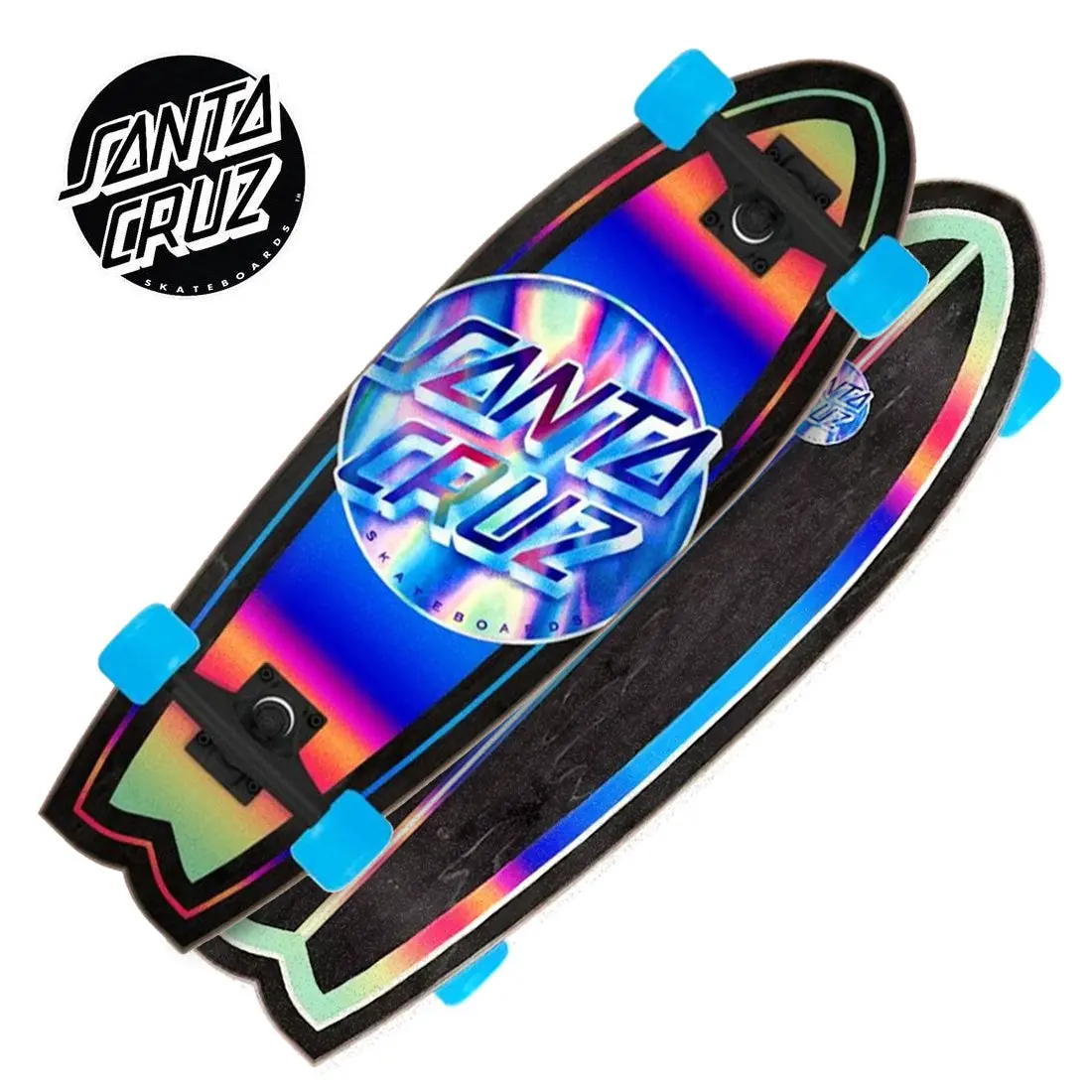 Santa Cruz Iridescent Dot 27.7 Shark Cruzer Complete 1