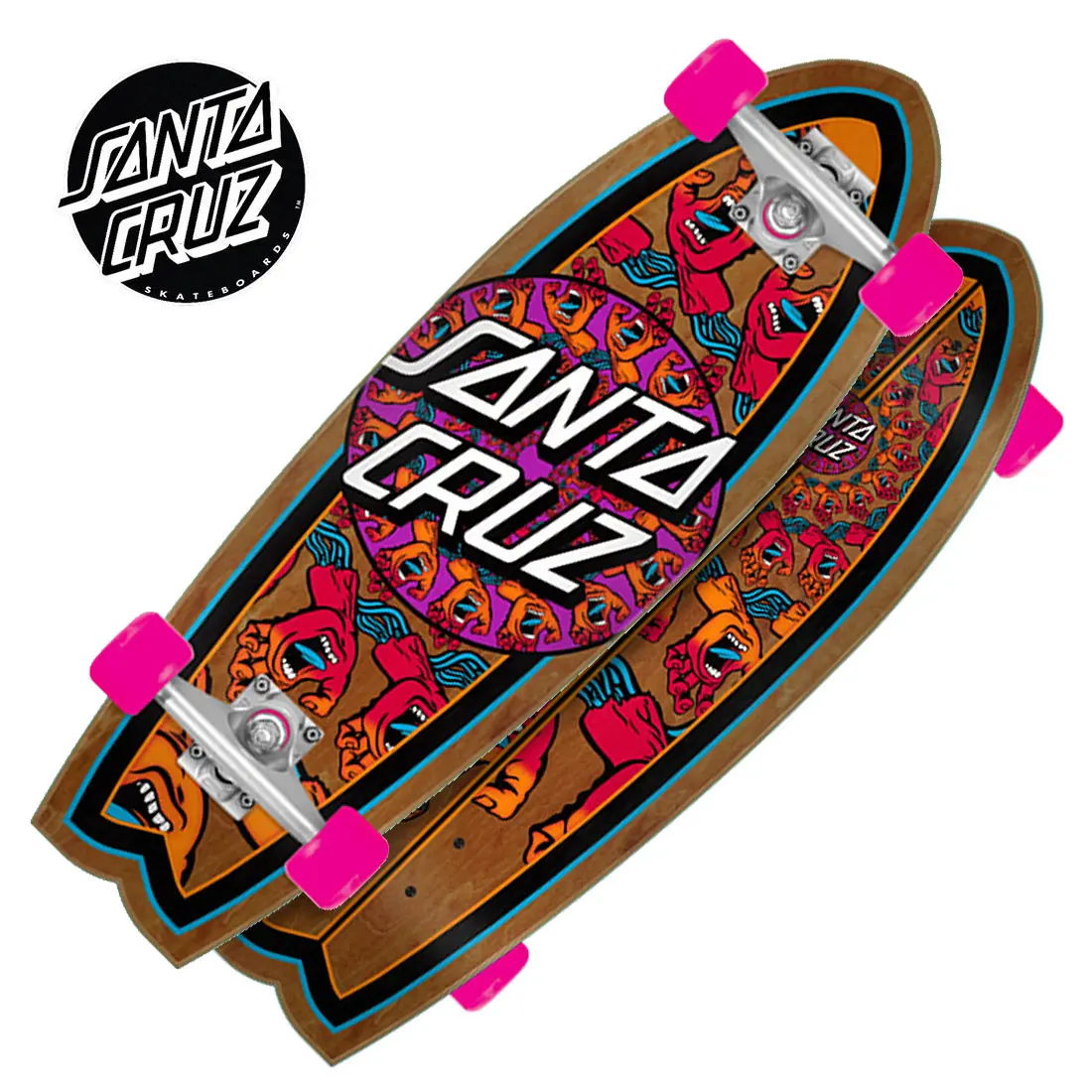 Santa Cruz Mandala Hand 27.7 Shark Cruzer Complete 1