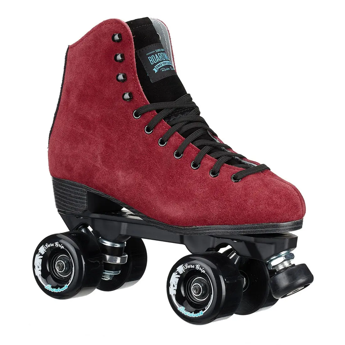 Sure-Grip Boardwalk Skate - Merlot Red 1