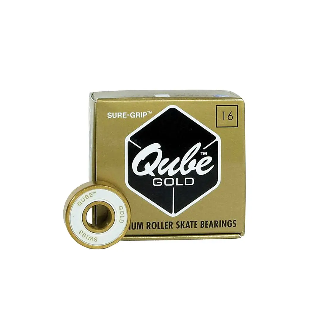 Qube Gold Swiss 7Mm Bearings 16Pk 1