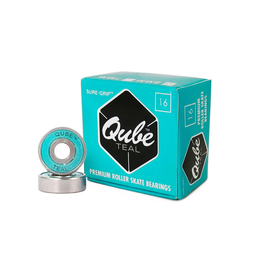 Qube Teal 8Mm Bearings 16Pk 1