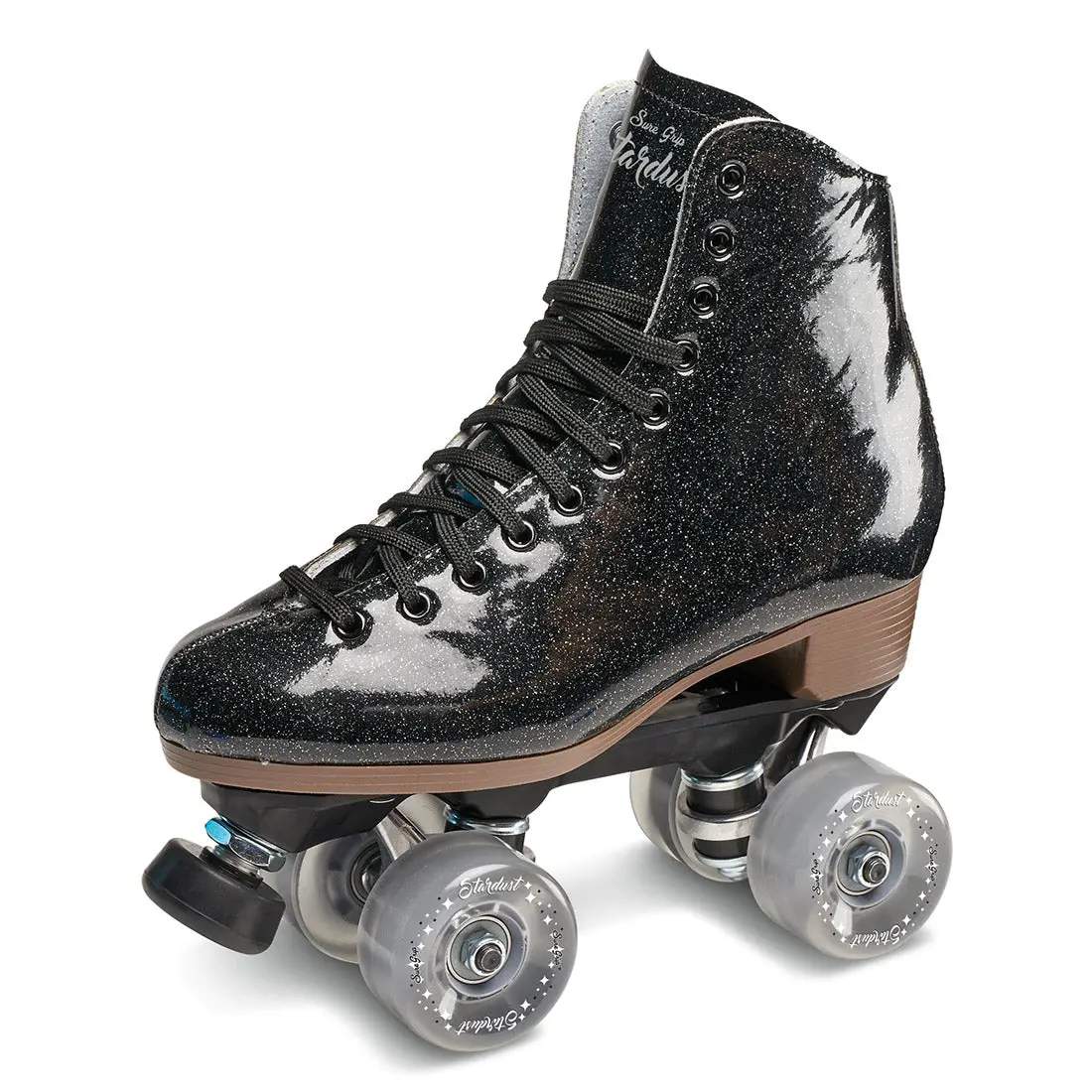 Sure-Grip Stardust Glitter Skates - Black 1