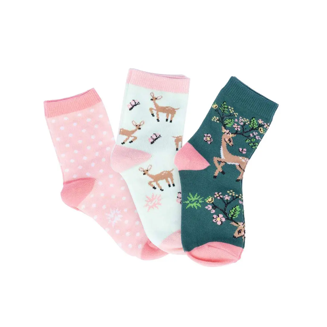 Sock It To Me - Kids Crew 3Pk - Spring Awakening 1
