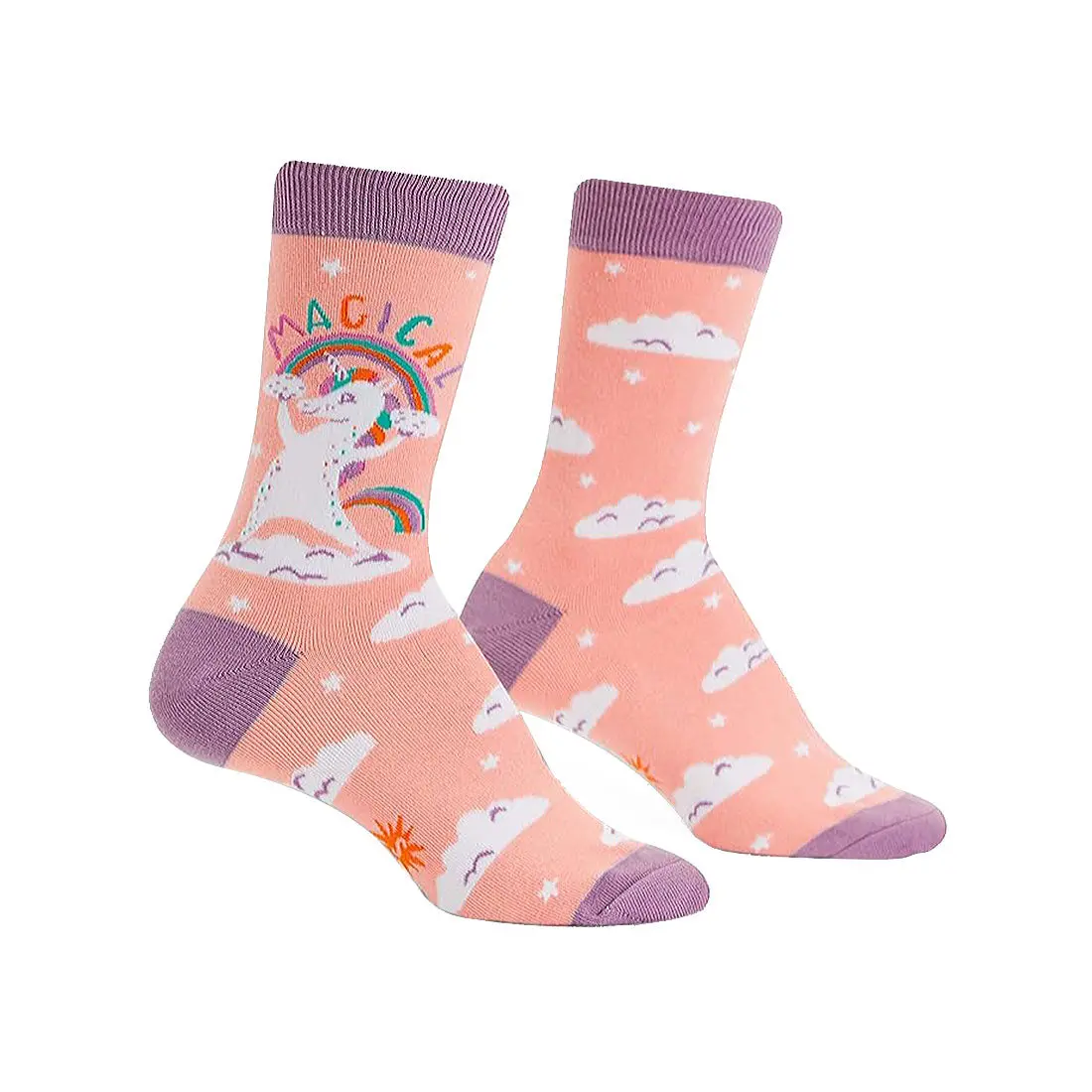 Sock It To Me - Adult Crew - Magical Unicorn 1
