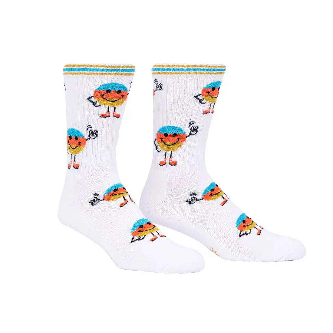 Sock It To Me - Ribbed Crew - This Is My Happy Face 1