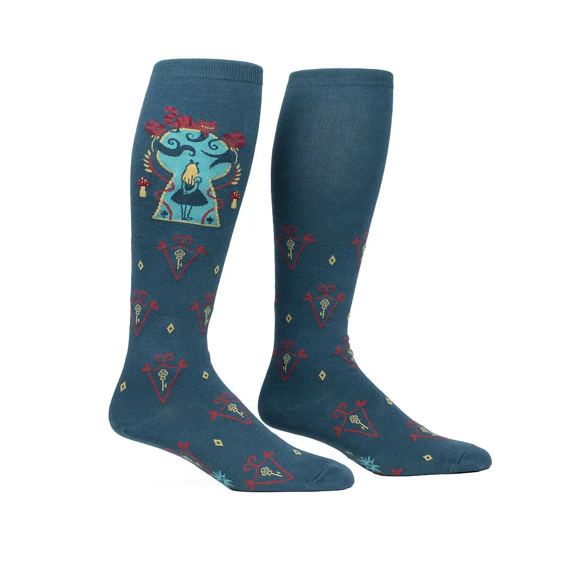 Sock It To Me - Stretch Knee - Alice In Wonderland 1