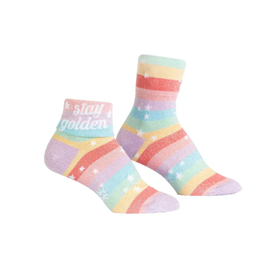 Sock It To Me - Turn Cuff Crew - Stay Golden 1