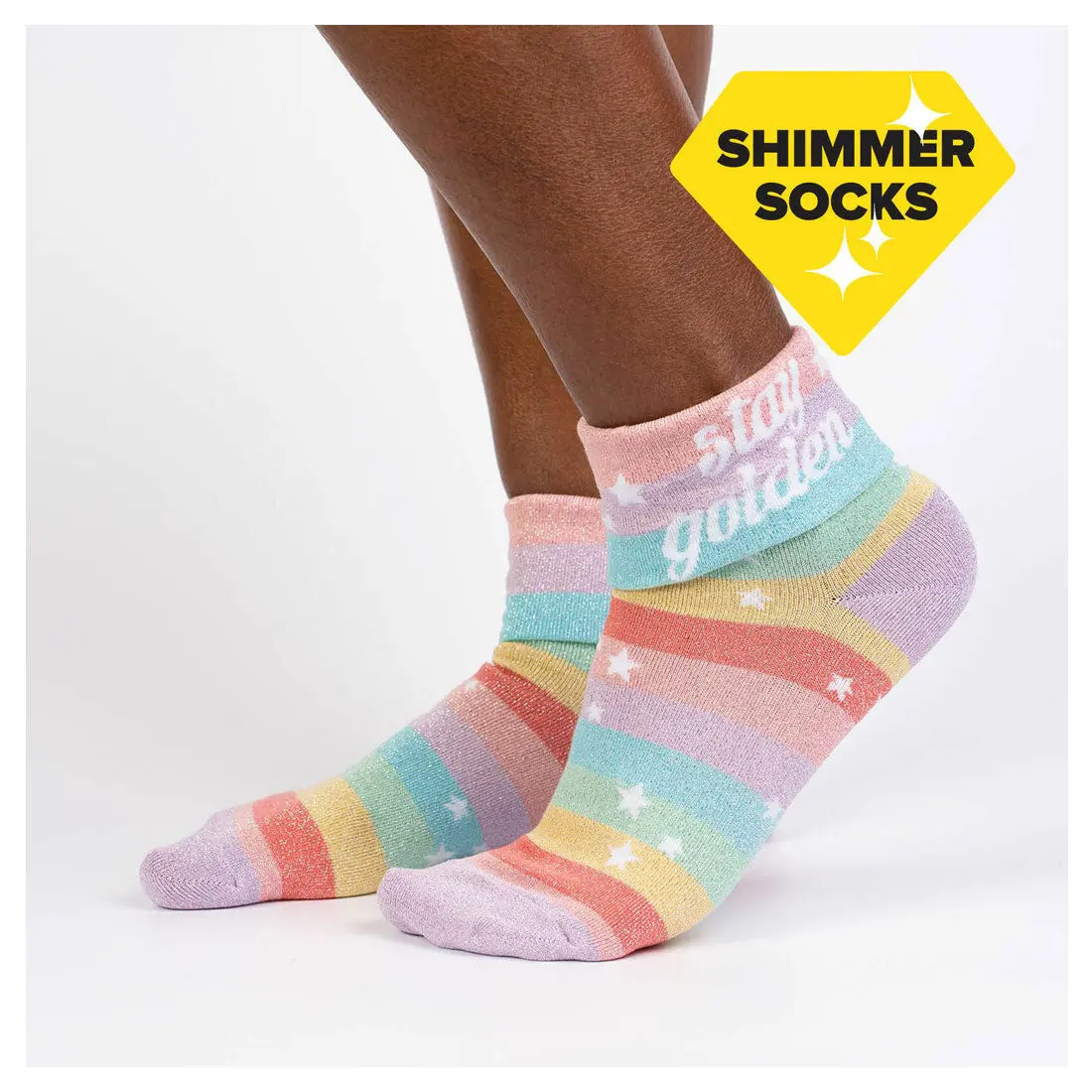 Sock It To Me - Turn Cuff Crew - Stay Golden 2
