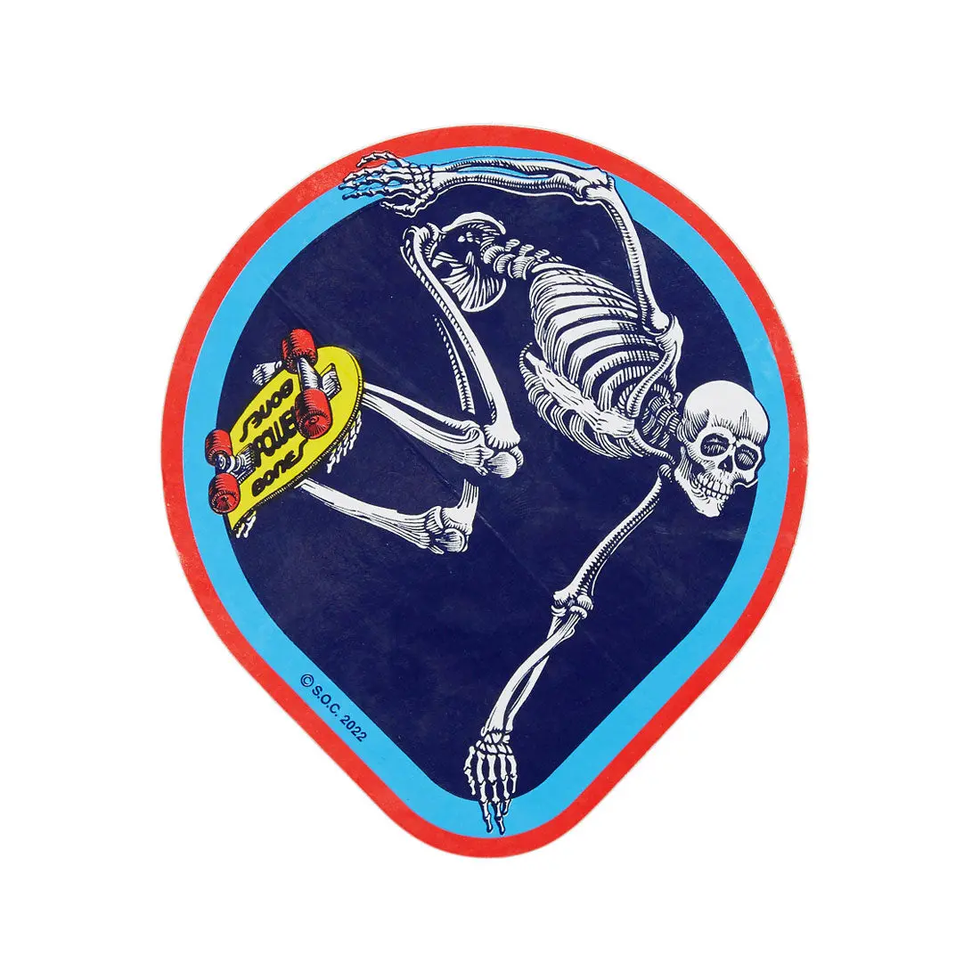 Powell Peralta Og Skateboarding Skeleton Sticker 1
